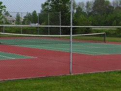 2009_05_26 Mason Michigan Tennis courts in Keith L. Hayes Park