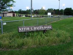 2009_05_26 Mason Michigan Keith L. Hayes Park with ball field in background