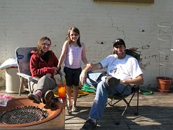2009_05_29 Mason Michigan My daughter Meg with husband Jeff and daughter Hazel