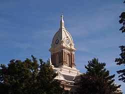 Ingham County Courthouse in Mason, Michigan
