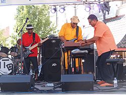 Freddy Cunningham & The Root Doctor, 2012 Mason Sun Dried Music Fest, Mason, Michigan, 25 August 2012