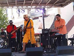 Freddy Cunningham & The Root Doctor, 2012 Mason Sun Dried Music Fest, Mason, Michigan, 25 August 2012
