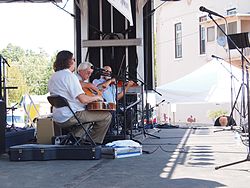 Stringtown Trio, 2012 Mason Sun Dried Music Fest, Mason, Michigan, 25 August 2012