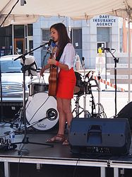 Taylor Fernandez, 2012 Mason Sun Dried Music Fest, Mason, Michigan, 25 August 2012