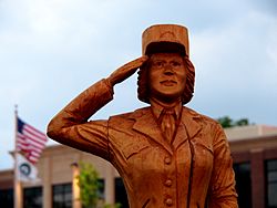 The Wooden Soldiers of Mason, Michigan, 8 June 2014, Olympus PEN E-PL5 with Olympus 14-150 lens