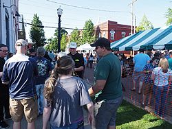 Bad Brewing Summer Block Party, Mason, Michigan, 6 June 2015<BR> Olympus OM-D E-M1 with Olympus 12-40/2.8 lens
