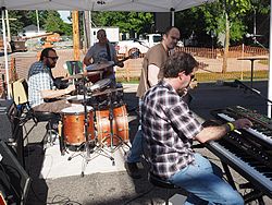 Bad Brewing Summer Block Party, Mason, Michigan, 6 June 2015<BR> Olympus OM-D E-M1 with Olympus 12-40/2.8 lens