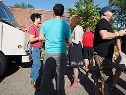 Bad Brewing Summer Block Party, Mason, Michigan, 6 June 2015<BR> Olympus OM-D E-M1 with Olympus 12-40/2.8 lens
