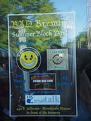 Bad Brewing Summer Block Party, Mason, Michigan, 6 June 2015<BR> Olympus OM-D E-M1 with Olympus 12-40/2.8 lens