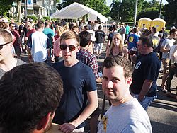 Bad Brewing Summer Block Party, Mason, Michigan, 6 June 2015<BR> Olympus OM-D E-M1 with Olympus 12-40/2.8 lens