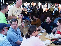 Bad Brewing Summer Block Party, Mason, Michigan, 6 June 2015<BR> Olympus OM-D E-M1 with Olympus 12-40/2.8 lens
