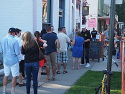 Bad Brewing Summer Block Party, Mason, Michigan, 6 June 2015<BR> Olympus OM-D E-M1 with Olympus 12-40/2.8 lens