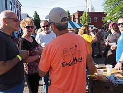 Bad Brewing Summer Block Party, Mason, Michigan, 6 June 2015<BR> Olympus OM-D E-M1 with Olympus 12-40/2.8 lens
