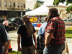 Brothers of the Brush competition, 2 July 2015, Mason Michigan Sesquicentennial Celebration (150 years)