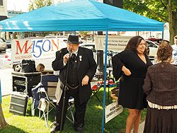 Brothers of the Brush competition, 2 July 2015, Mason Michigan Sesquicentennial Celebration (150 years)