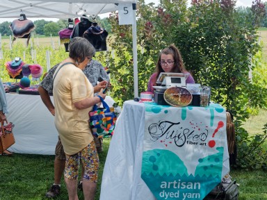 Summer Wine & Wool Festival, Sandhill Crane Vineyards, Leoni, Michigan, 29 July 2017, Olympus OM-D E-M1 with Olympus 12-40/2.8 lens